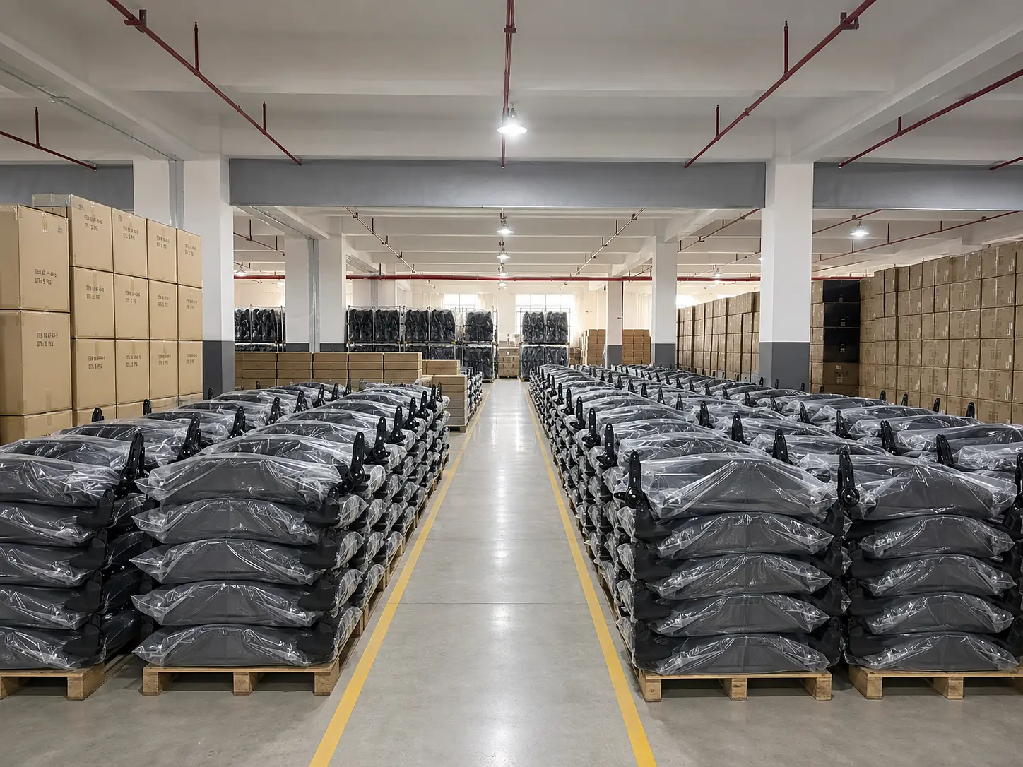 Finished products warehouse