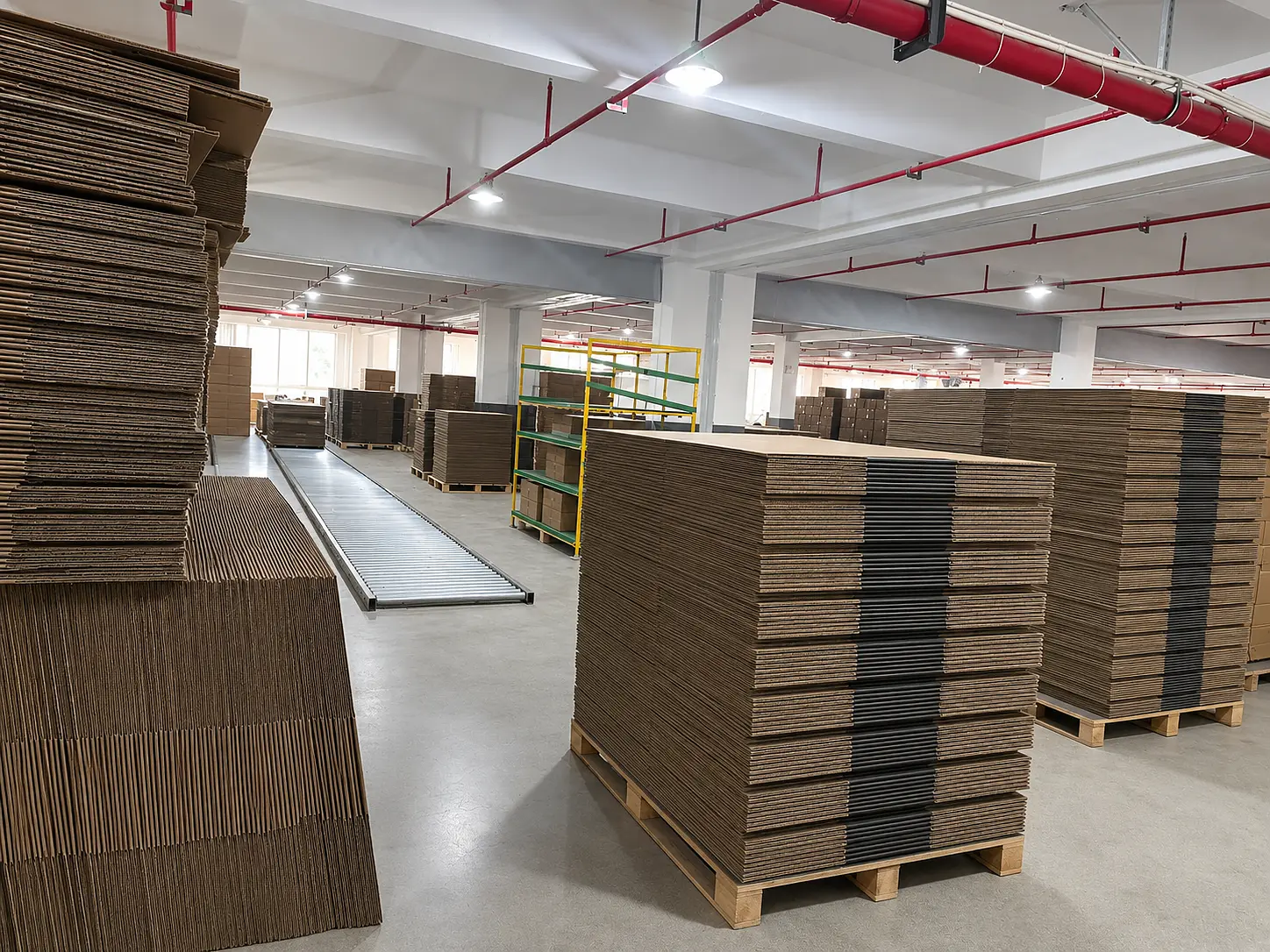 Packaging material warehouse
