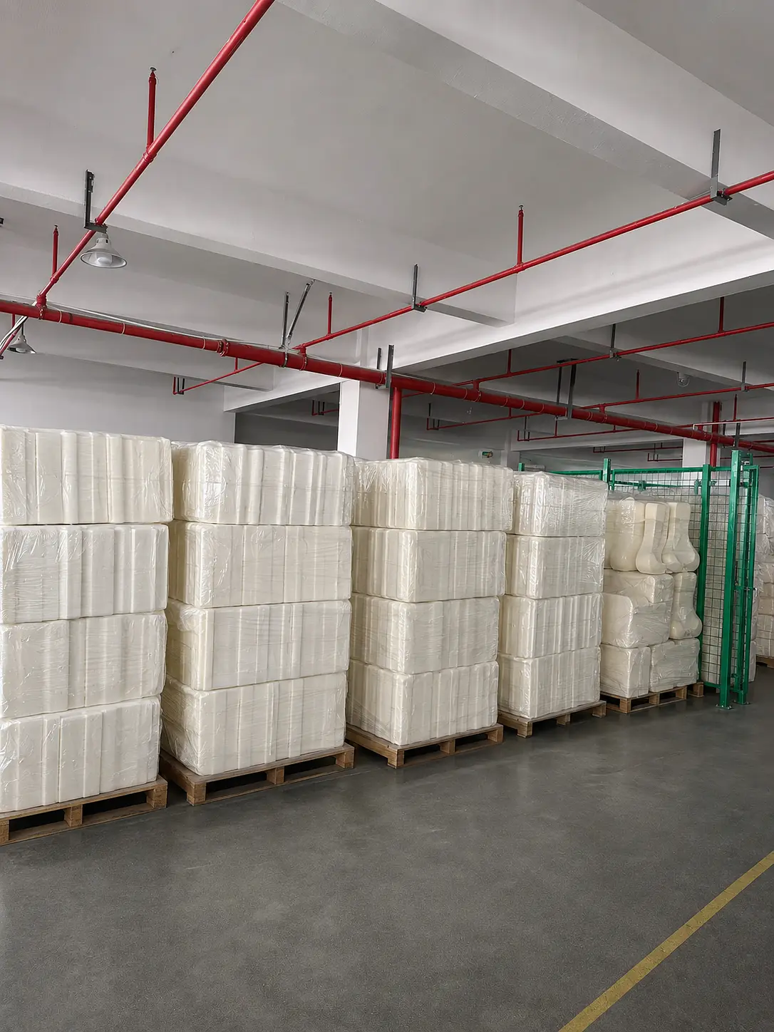 Raw material storage