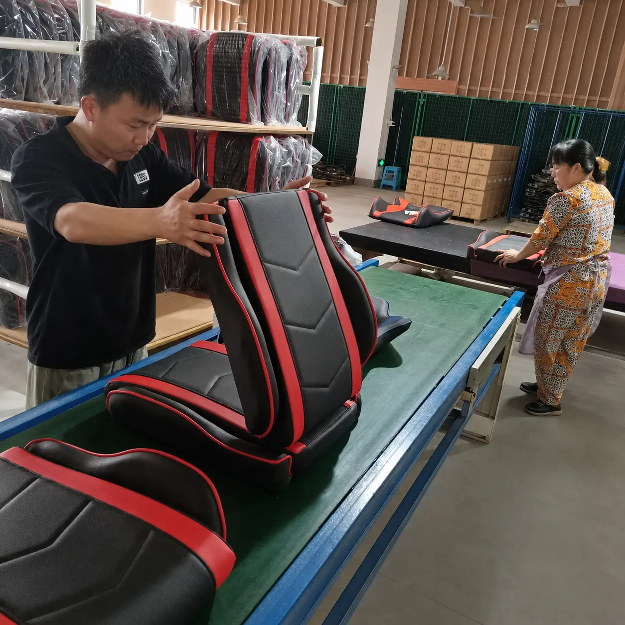 Upholstery assembly line